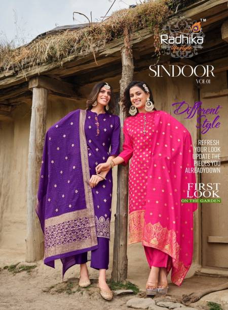 Sindoor Vol 1 By Radhika Hand Work Readymade Suits Catalog